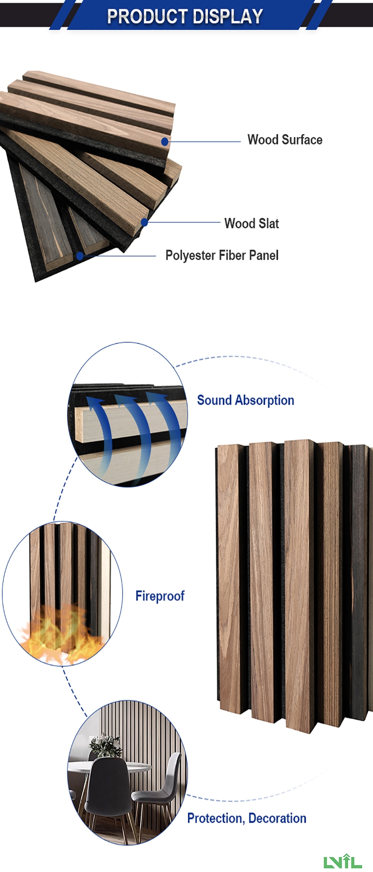 Wood Slats Wall Panels