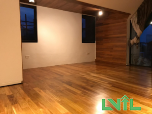 Burmese Teak Wooden Floor for a Bedroom